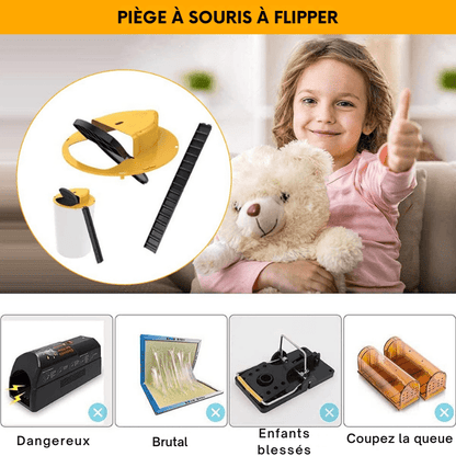 Pièges à Souris Écologiques - Seau Couvercle Lot de 4 - Rondor
