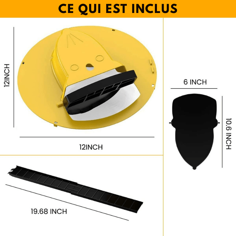 Pièges à Souris Écologiques - Seau Couvercle Lot de 4 - Rondor