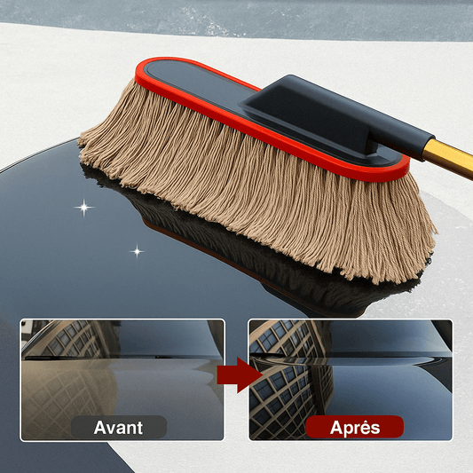 Plumeau Télescopique en Microfibre pour Voiture – Nettoyage Rapide et Sans Rayures - Rondor