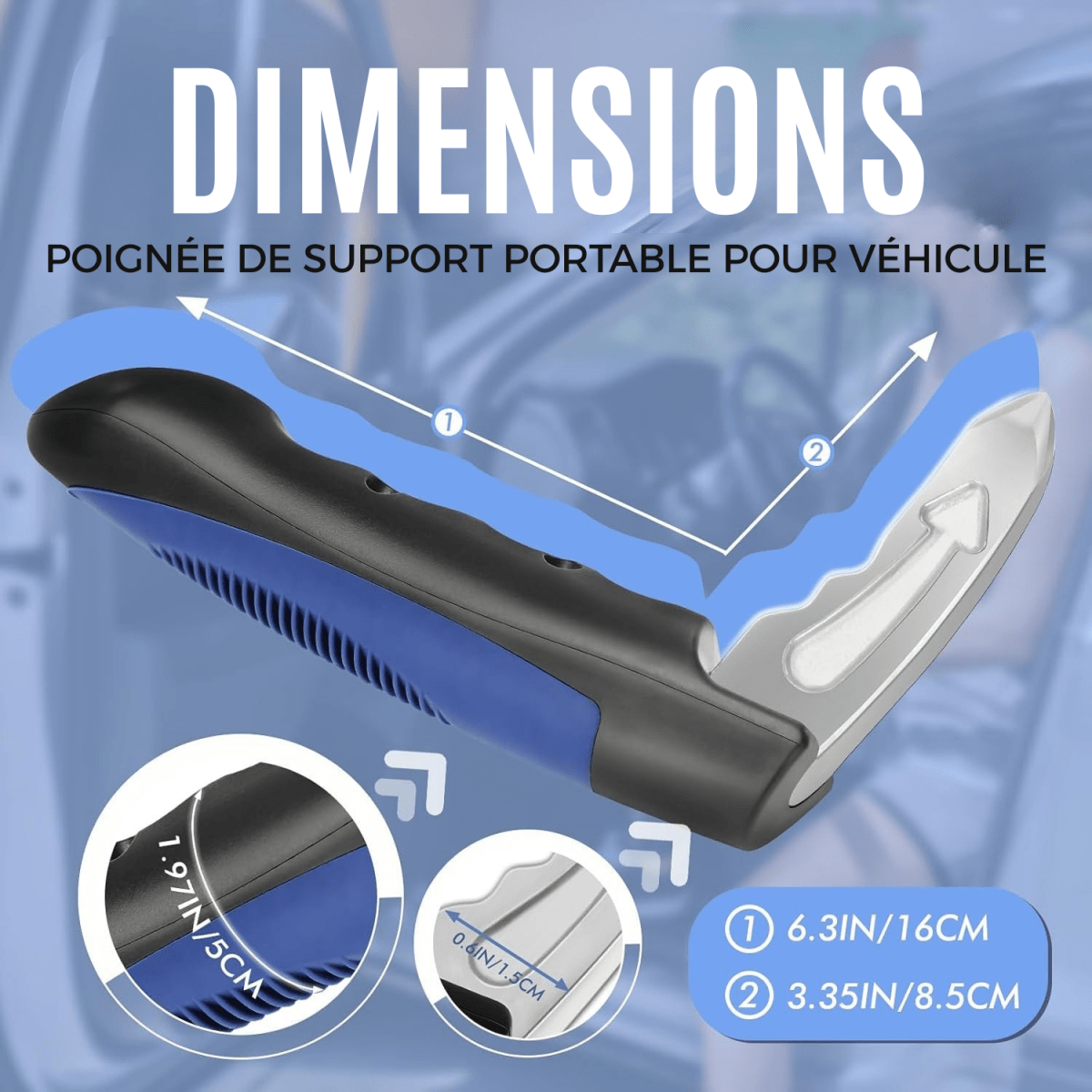 Poignée d’Assistance pour Porte de Voiture - Rondor