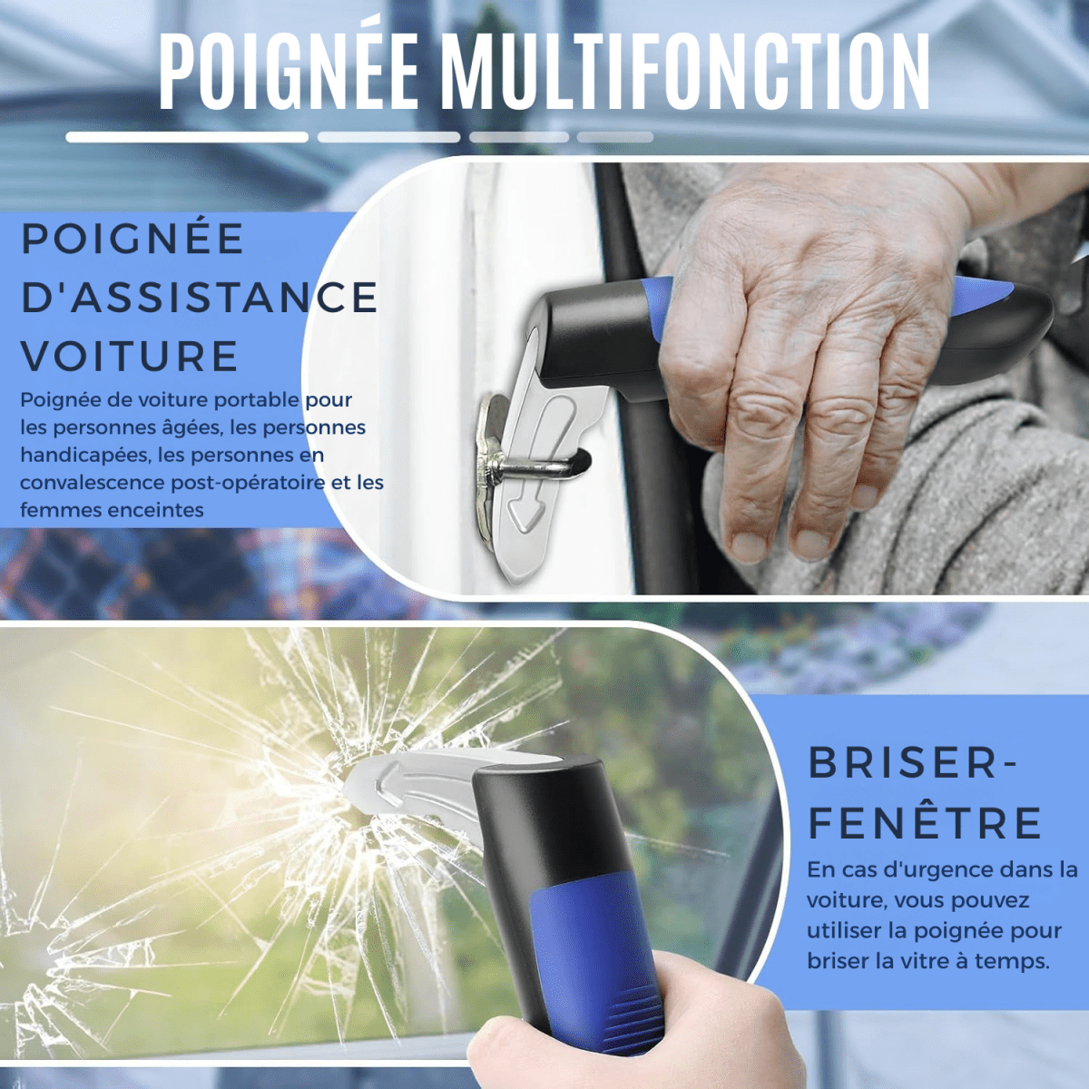 Poignée d’Assistance pour Porte de Voiture - Rondor