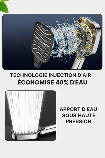 Pommeau de douche anti calcaire - Rondor