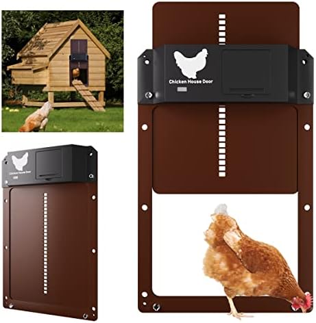 Porte de Poulailler Automatique - Ouvre - Porte Poulailler avec Capteur - Rondor