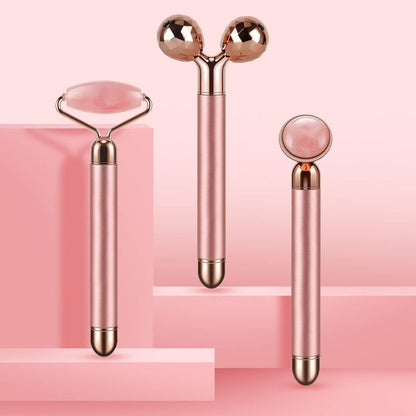 Rouleau Jade Vibrant Lifting Visage 5 en 1 - Rondor