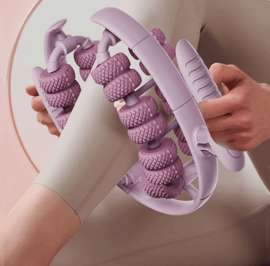 ROULEAU MASSAGE 3 EN 1 : CELLULITE - JAMBES LOURDES - RÉTENTION D'EAU - Rondor