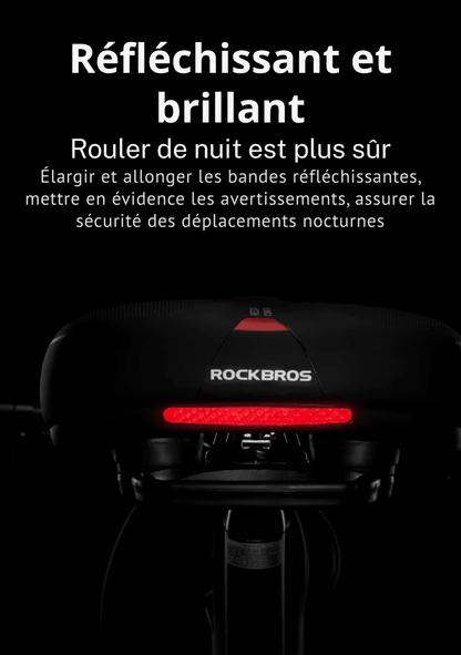 Selle de vélo antidouleur en mousse à mémoire de forme - Rondor