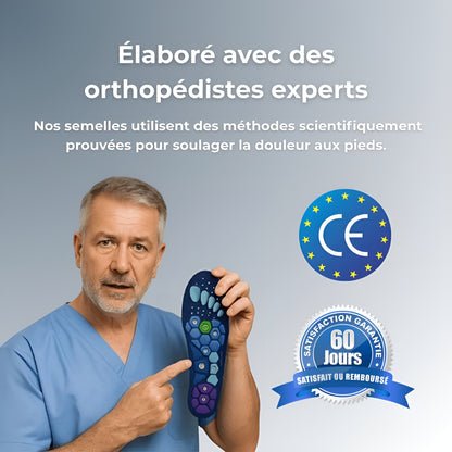 Semelles Magnétiques d'Acupuncture - Rondor