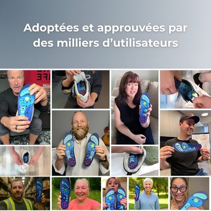 Semelles Magnétiques d'Acupuncture - Rondor