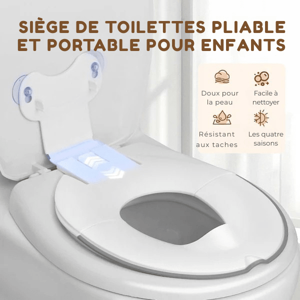 Siège de toilettes pliable et portable pour enfants - Rondor