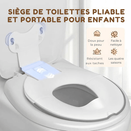 Siège de toilettes pliable et portable pour enfants - Rondor
