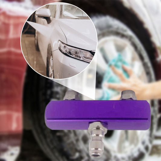 Accessoire à Double Embout avec Raccord de 1/4 Pouce pour Nettoyeur Haute Pression