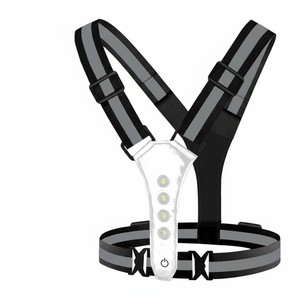 STAYLIT – Gilet LED rechargeable par USB pour la course à pied, le cyclisme et la randonnée - Rondor