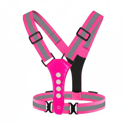 STAYLIT – Gilet LED rechargeable par USB pour la course à pied, le cyclisme et la randonnée - Rondor