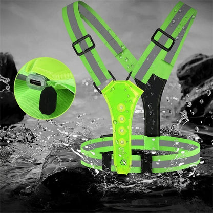 STAYLIT – Gilet LED rechargeable par USB pour la course à pied, le cyclisme et la randonnée - Rondor