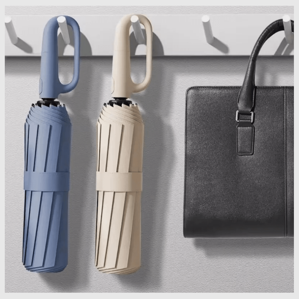 StormiPro™ – Parapluie Anti - Vent Ultra Résistant et Compact - Rondor