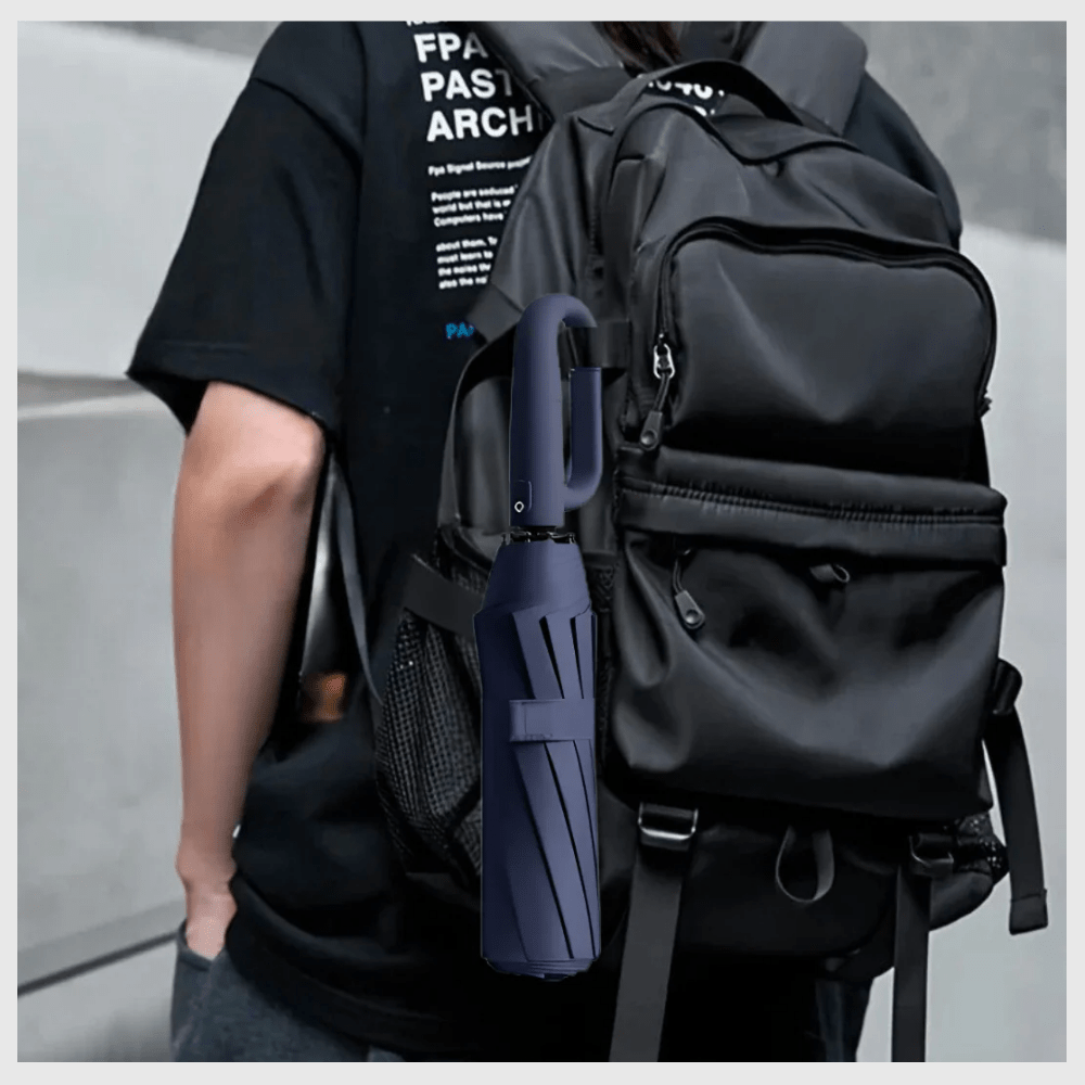 StormiPro™ – Parapluie Anti - Vent Ultra Résistant et Compact - Rondor