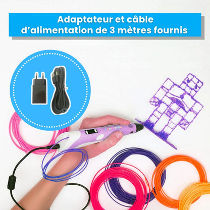 Stylo 3D Éducatif pour Enfants - Rondor