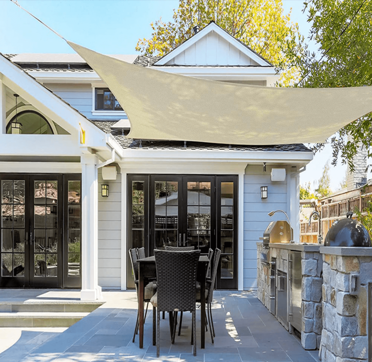 Toile d'Ombrage de Luxe Imperméable - Balcon & Terrasse - Rondor