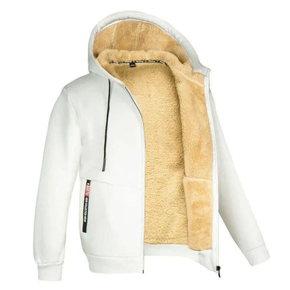 TOMMY – Sweat à Capuche Zippé en Fleece
