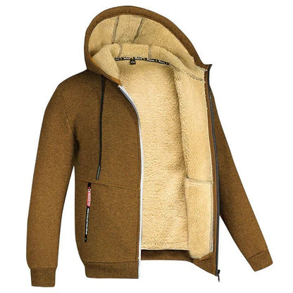 TOMMY – Sweat à Capuche Zippé en Fleece