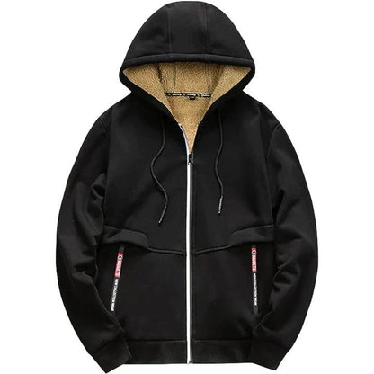 TOMMY – Sweat à Capuche Zippé en Fleece
