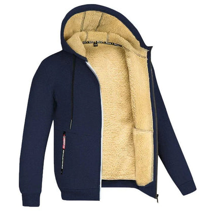 TOMMY – Sweat à Capuche Zippé en Fleece