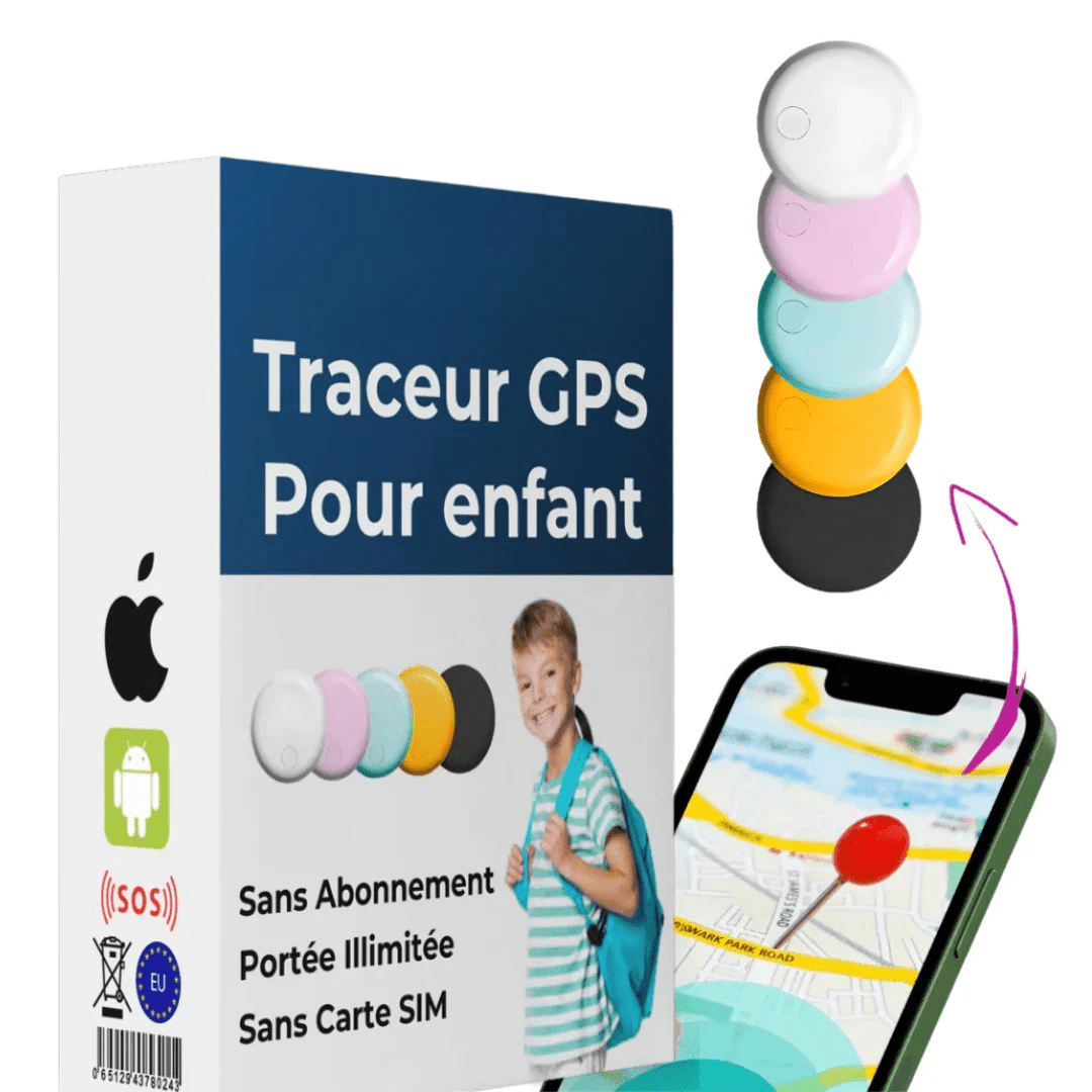 Traceur GPS Enfant Sans Abonnement - Rondor - ANDROID / iOS - Rondor