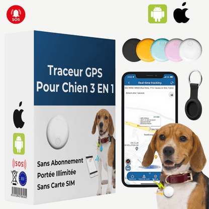 Traceur GPS pour Chien 3 en 1 - Rondor - ANDROID / iOS - Rondor
