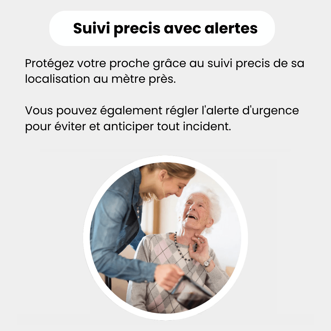 Traceur GPS Senior – Suivi Precis Sans Abonnement - ANDROID / iOS - Rondor