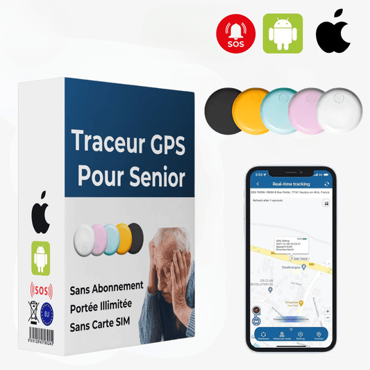 Traceur GPS Senior – Suivi Precis Sans Abonnement - ANDROID / iOS | RONDOR - Rondor