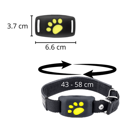 TrackMyCat™ - Dispositif de localisation de traqueur GPS Cat pour animaux de compagnie - Rondor