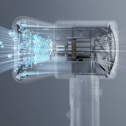 Ventilateur portable industriel puissant de 130 000 tr/min avec souffleur haute vitesse - Mini souffleuse à neige - Rondor