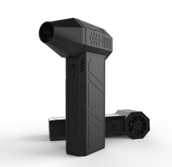 Ventilateur portable industriel puissant de 130 000 tr/min avec souffleur haute vitesse - Mini souffleuse à neige - Rondor