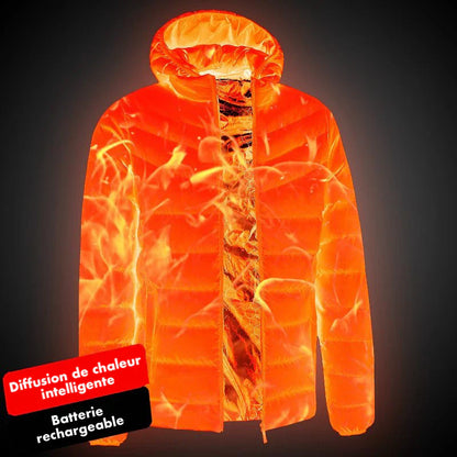 Doudoune Chauffante – Technologie XHeat pour un Hiver Sans Froid