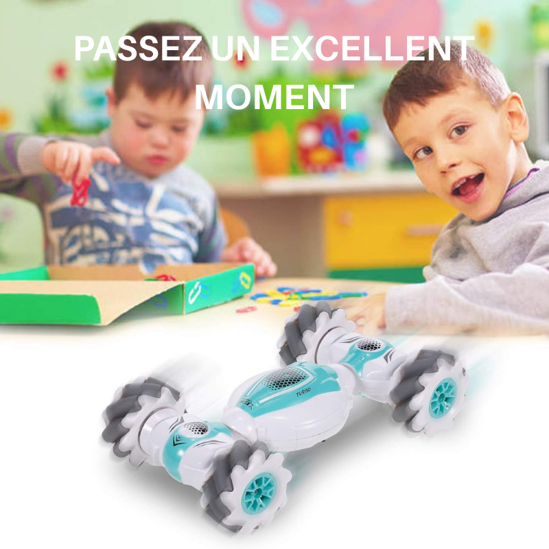 Voiture Télécommandée Acrobatique avec Commande Gestuelle – 4x4 Tout - Terrain pour Enfants - Rondor